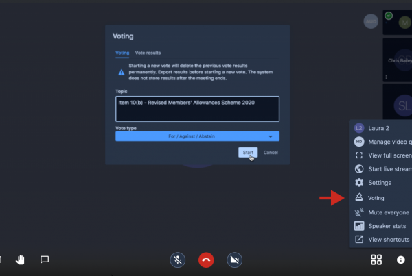Voting in Live Conference